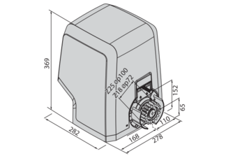 esquema dimensional icaro veloce smart bft reital